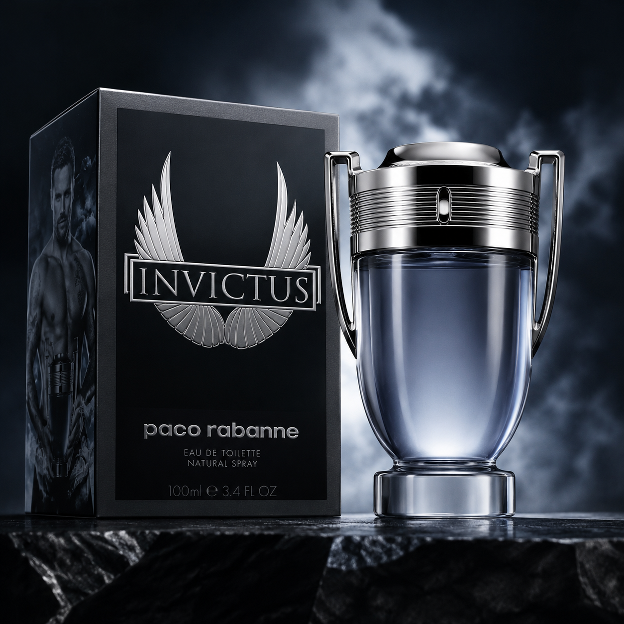 Perfume Invictus Paco Rabanne 100ml – Eau de Toilette | Fragancia Masculina Duradera